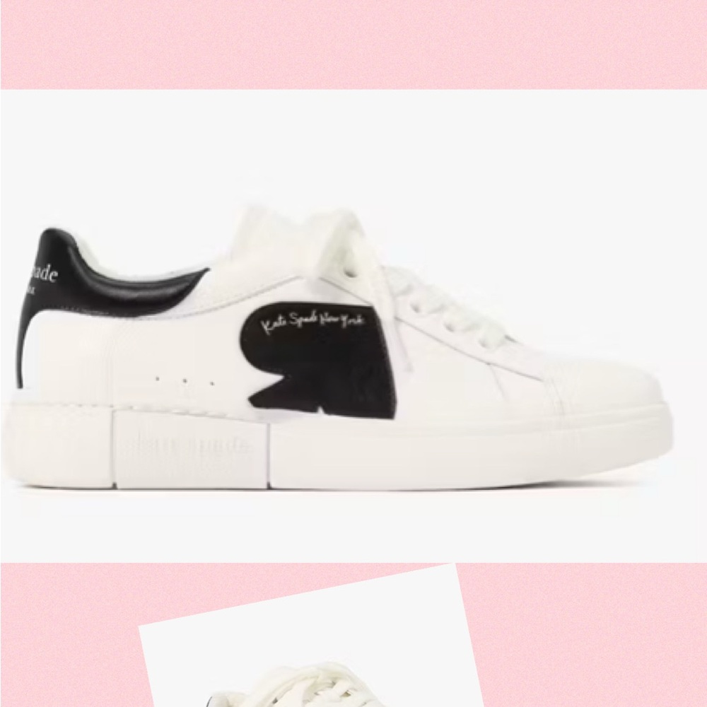 Kate Spade Black & White Charli Sneaker